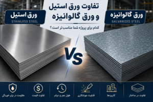 مقایسه ورق استیل و گالوانیزه