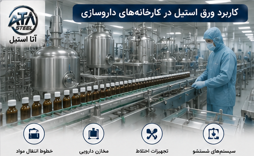 کاربرد استیل در صنایع دارو سازی