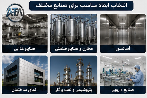 کاربردهای ورق استیل